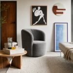Lamoda Natural wood upholstered chair