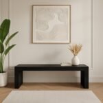 LAZAR OUTDOOR BENCH BLACK