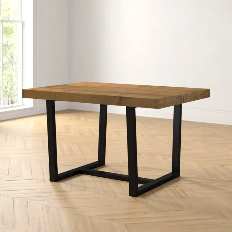 Drishti Solid Wood Trestle Dining Table