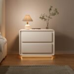 Nova Natural Wood Nightstand – Glow Base
