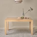 Sorell Natural Wood Extendable Dining Table