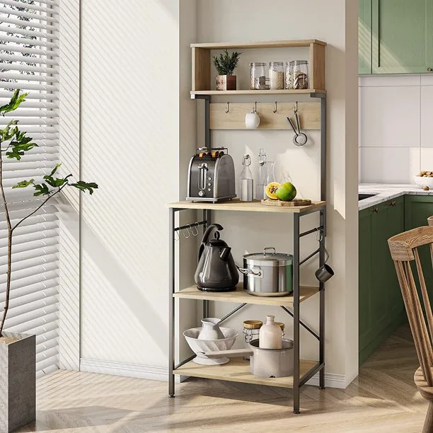 Gussi – Kitchen Stand Made of Wood and Metal