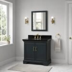 Helena – Natural Wood Bathroom Mirror with Frame