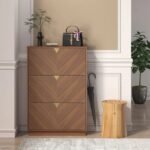 Sazia Wooden Shoe Storage Cabinet