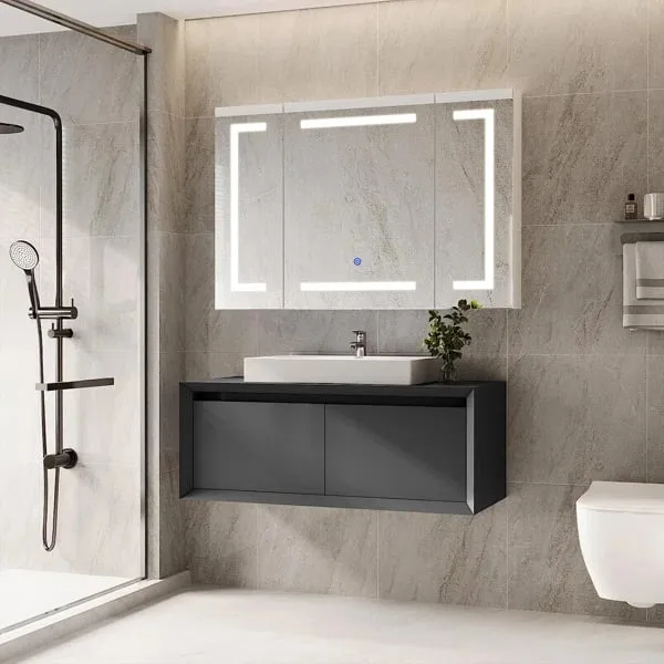Multi-use rectangular medical cabinet Glitter