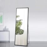 Metalia Free-standing Mirror With A Metal Frame