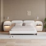 Serenity Upholstered Bed – Modern Comfort & Style
