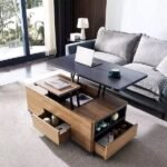Filmar Natural Wood coffee table - Multifunctional