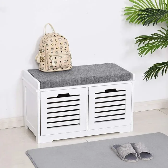 Zefon Multifunctional Shoe Storage Bench