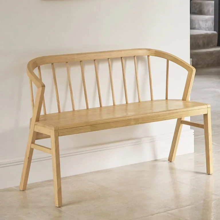 Elsta Natural Wood Bench