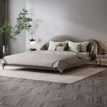 Luna Curve Upholstered Bed
