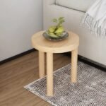 Kailie modern natural wood Side table