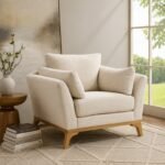 Clair Armchair - Natural Wood.