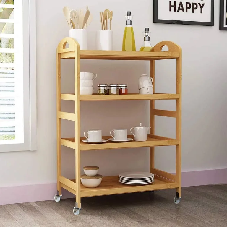 Lavvy 4-tier Rolling Kitchen Cart