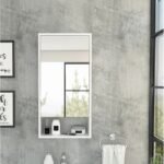 Tallis Modern Bathroom Mirror with Cabinet