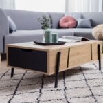Lamoda Natural Wood Coffee table with storage
