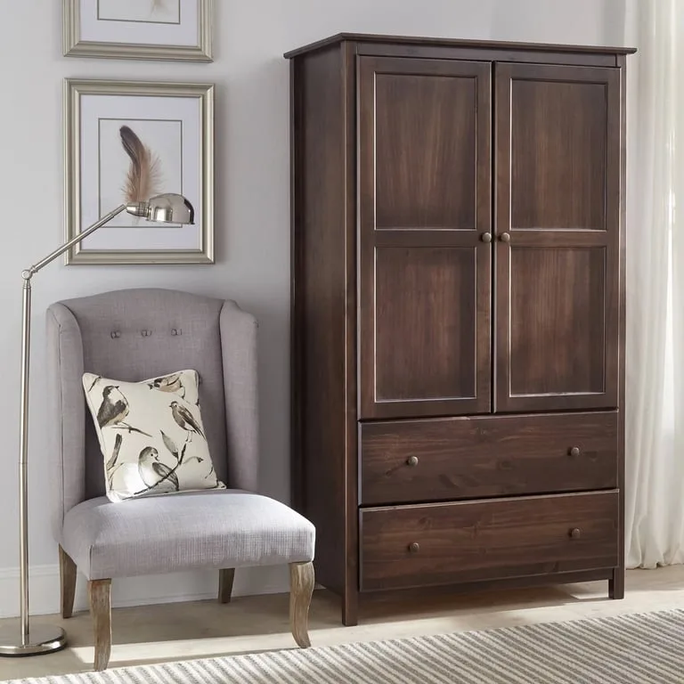 Grain Natural wood Wardrobe 2 door