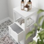 Lisa Natural wood Bathroom cabinet