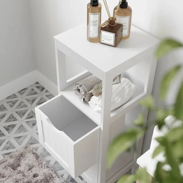 Lisa Natural wood Bathroom cabinet