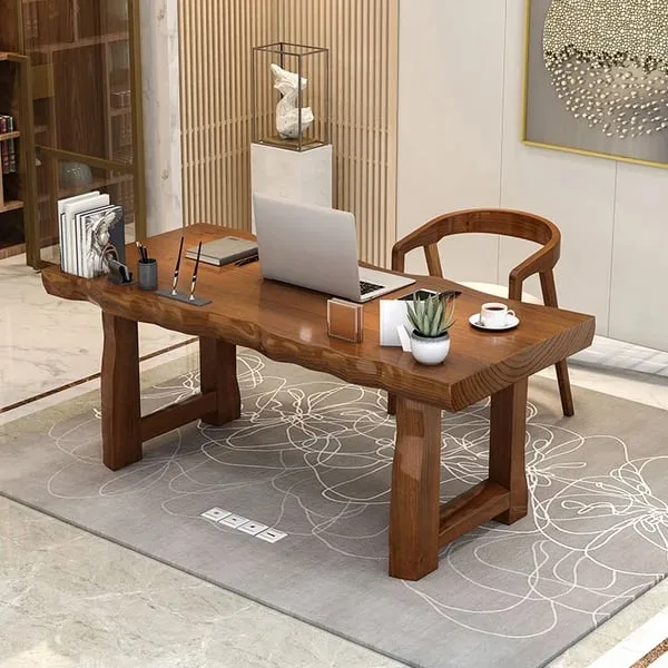 Carles – Natural Wood Desk