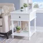 Rakan Side table natural wood - One Drawer