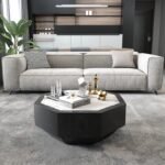 Luna Modern Coffee Table – Natural Wood