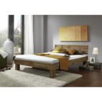 Zayn Grounded Natural Wood Bed