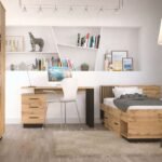 Avira Modern Youth Bedroom Set – Natural Wood