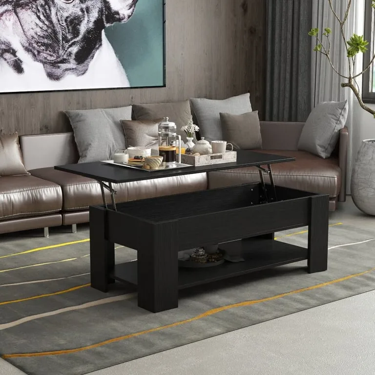 Vara Natural Wood Smart-Lift Coffee Table
