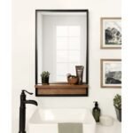 Aphrodite Rectangle Metal Wall Mirror