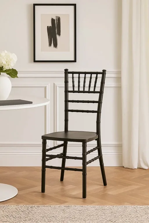 Beto Solid Wood Ladder Back Stacking Side Chair