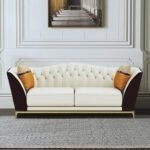 Celia Sofa – Natural Wood