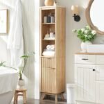 Mora Natural wood Bathroom cabinet