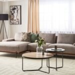 Moris L-Shaped Sectional Natural wood