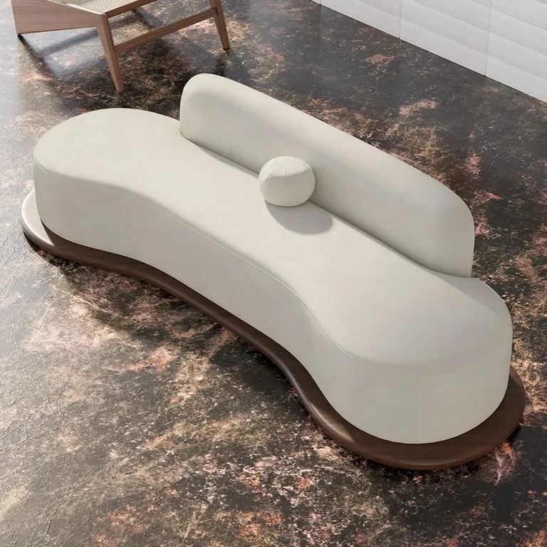 Eli Sofa – Natural Wood