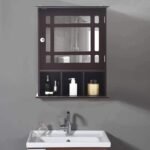 Nova Wall Mounted Bathroom Cabinet - Natural wood