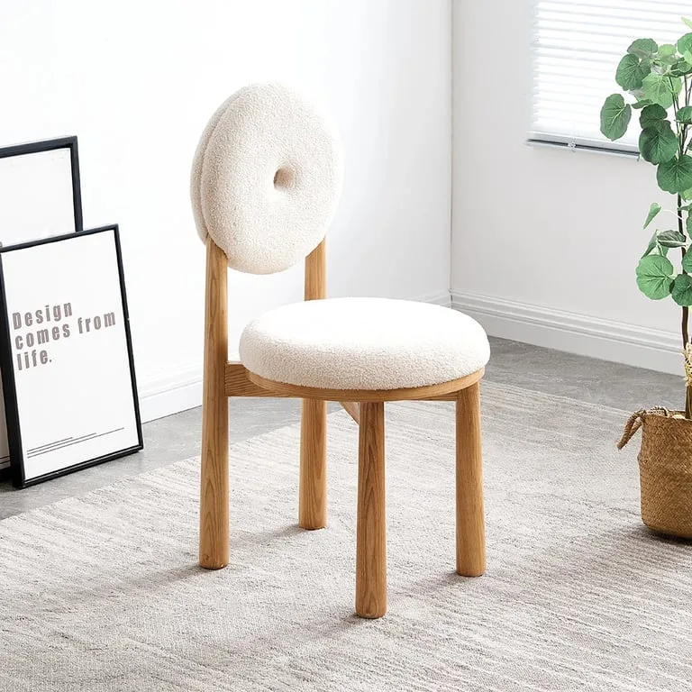 Donut Back Modern Dining Chair