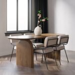 Titani dining table Natural Wood