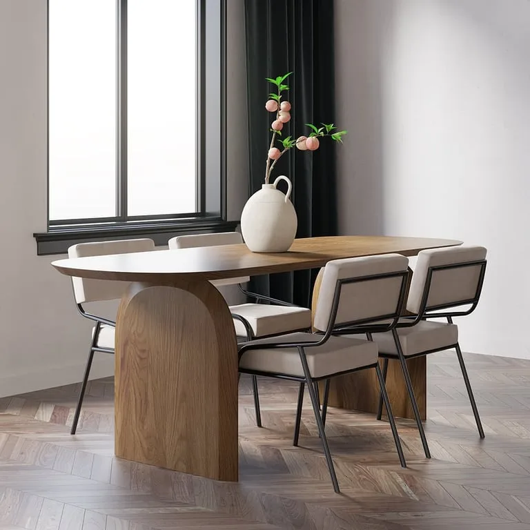 Titani dining table Natural Wood