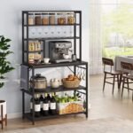 Stalli Kitchen Microwave Stand with Storage Shelves