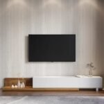 Lunara Expandable TV Unit – Natural Wood with 3 Storage Drawers