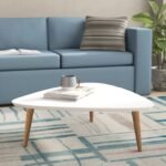 Lemington Natural Wood Coffee Table- 3 Legs