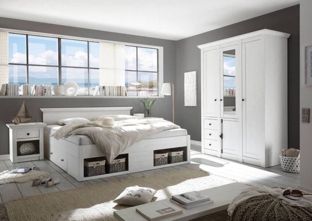 Mobi Classic Bedroom Set – Practical Design – Natural Wood