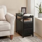 Andru Modern Side table - Natural Wood