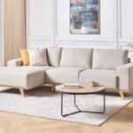 Carputer L-Shaped Sectional – Natural Wood