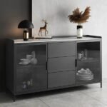 Lekan Modern Sideboard Cabinet Natural wood