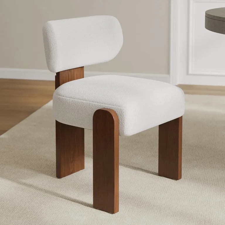 Maven Natural Wood Curve Chair