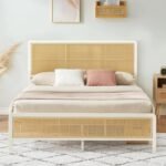 Elora Modern Natural Wood Bed