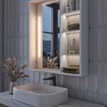 Cavea – Smart LED Bathroom Mirror Cabinet with Storage Shelves