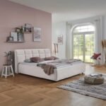 Zarrah Natural Wood Tufted Upholstered Bed
